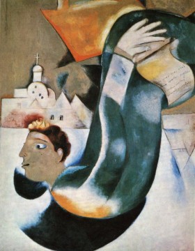 Der Heilige Kutscher Zeitgenosse Marc Chagall Ölgemälde